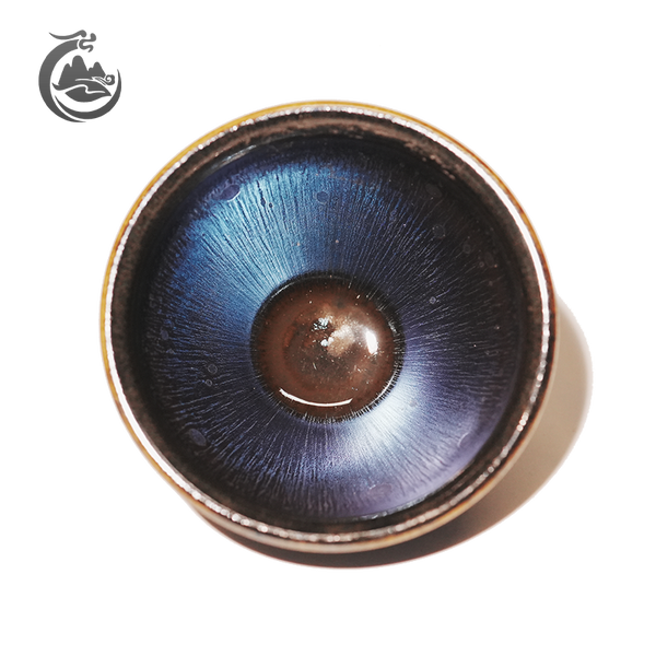 Bemy Celestial Azure Rabbit Hair Tenmoku Tea Cups