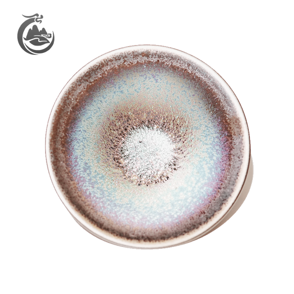 Bemy Celestial Glow Radiant Halo Tenmoku Tea Cups