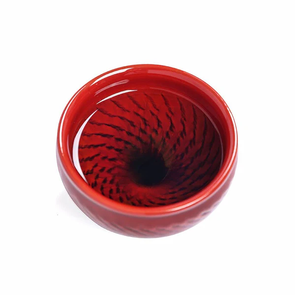Bemy Crimson Vampire Tenmoku Tea Cups