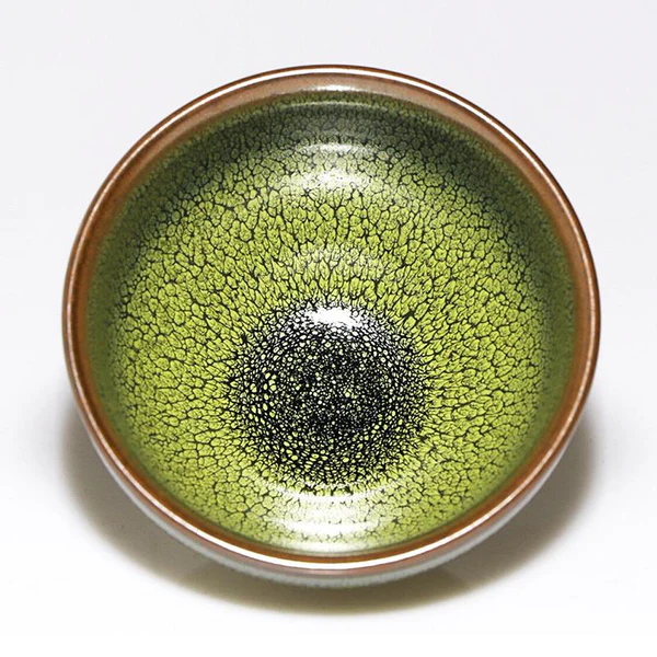 Bemy Golden Dawn Partridge Glazed Tenmoku Tea Cups