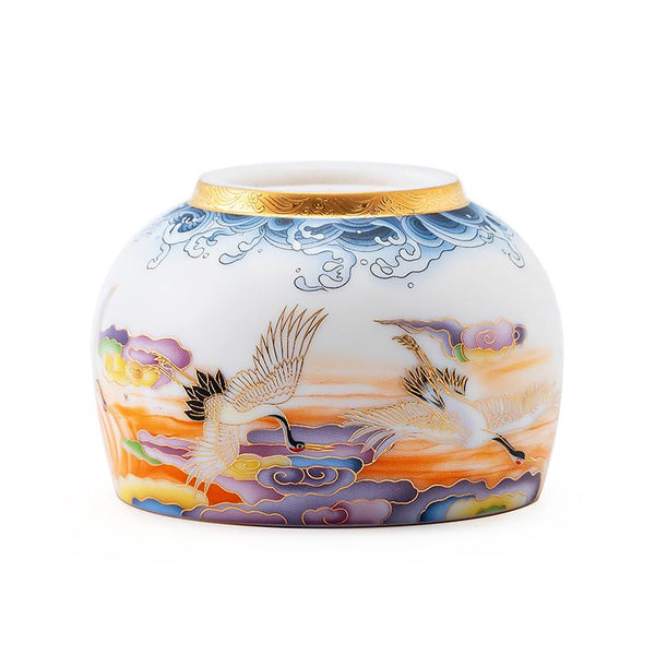 Bemy Golden Cranes Tea Cups