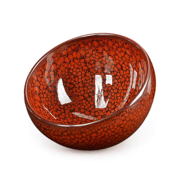 Bemy Tangerine Partridge Tenmoku Tea Cups