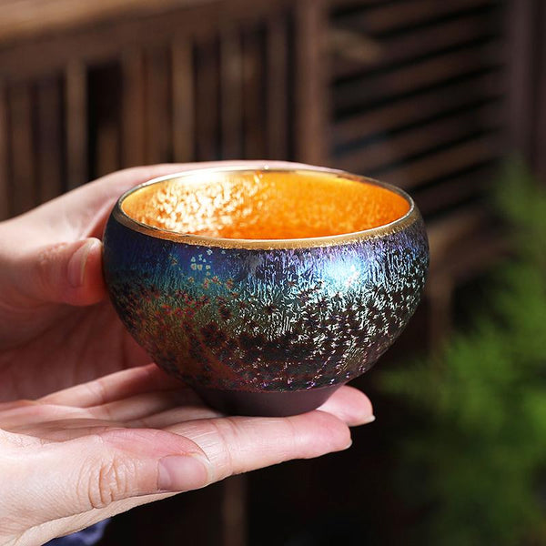 Bemy Golden Magic Fully Gilded Tea Cups